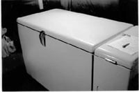 old chest freezer